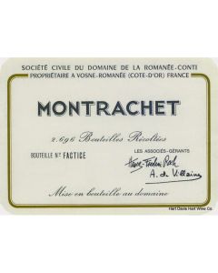 Domaine de la Romanee Conti Montrachet Grand Cru 1998